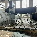 臺灣喬威進9成新5米5軸龍門，工作臺2.4米5米，門寬2.8.