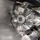 斗山PUMA3050軌斜刀塔機發那科TF Plus系統，12寸中液.