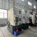 出售:臺灣油機KV200E C數(shù)式立控車銑中心，其中一臺Z軸加高，轉(zhuǎn)旋.