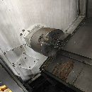 斗山2450車床，10寸卡盤，12工位刀塔，帶尾座，帶油霧.