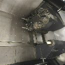 斗山2450車床，10寸卡盤，12工位刀塔，帶尾座，帶油霧.