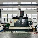 海天Gu6龍門式加工中心，齒輪頭，BT50主軸、二線一硬.
