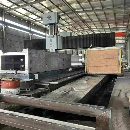 山東工廠剛剛買下海天重型12米動柱龍門，工作臺4米12.
