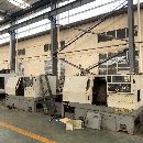 大連斜車，發那科系統，回轉直徑500，長度300，帶尾座