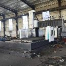 力岡4025數控龍門銑，BT50齒輪頭，發那科plus系統，兩.