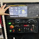 喬峰vh-85立式加工中心，發(fā)那科MF系統(tǒng)。