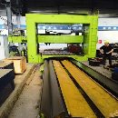 出售：日本10米龍門刨銑床一臺。加工長度：10米加工寬.