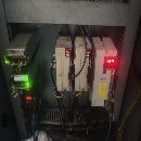 沈陽I5T5.2數控斜規刀塔機床一臺，8寸中空 液壓卡盤，.