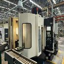 拿下某日企連桿線馬扎克VTC160AN-2PC雙工位立式加工中.