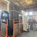 外資企業(yè)剛剛中標(biāo)一臺(tái)韓國原裝斗山DBC雙工位臥鏜＇三.
