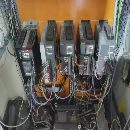 匈牙利500雙工作臺臥加，鑲鋼導軌滾柱滑塊，轉臺一度一分，60把.