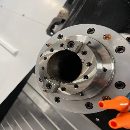 全新安裝未用喬峰JHT-800單臺臥式加工中心，三軸行程X.
