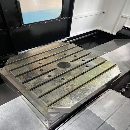 全新安裝未用喬峰JHT-800單臺臥式加工中心，三軸行程X.