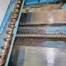 臺灣遠東數控鏜銑床BMC-135，BT50主軸帶齒輪箱，工作.