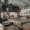德國重型動梁數控龍門銑床，工作臺2.55m，加工高度2m.